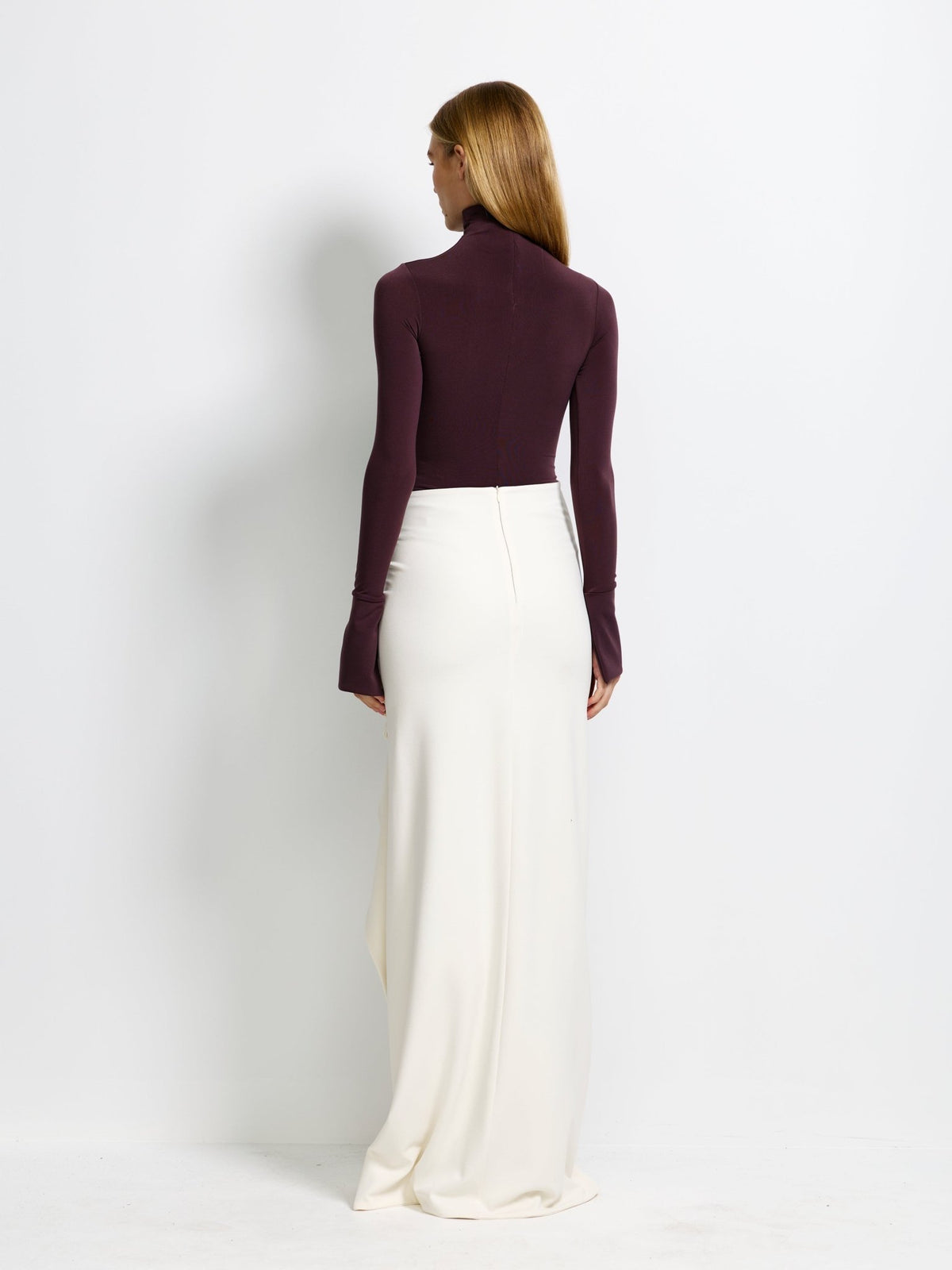 Asher Skirt - Ivory - EFFIE KATS