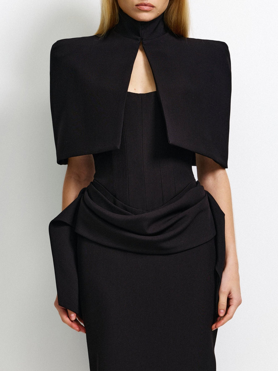Ashtyn Cape - Black - EFFIE KATS