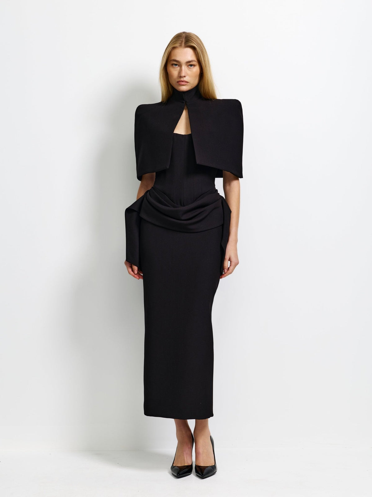 Ashtyn Cape - Black - EFFIE KATS
