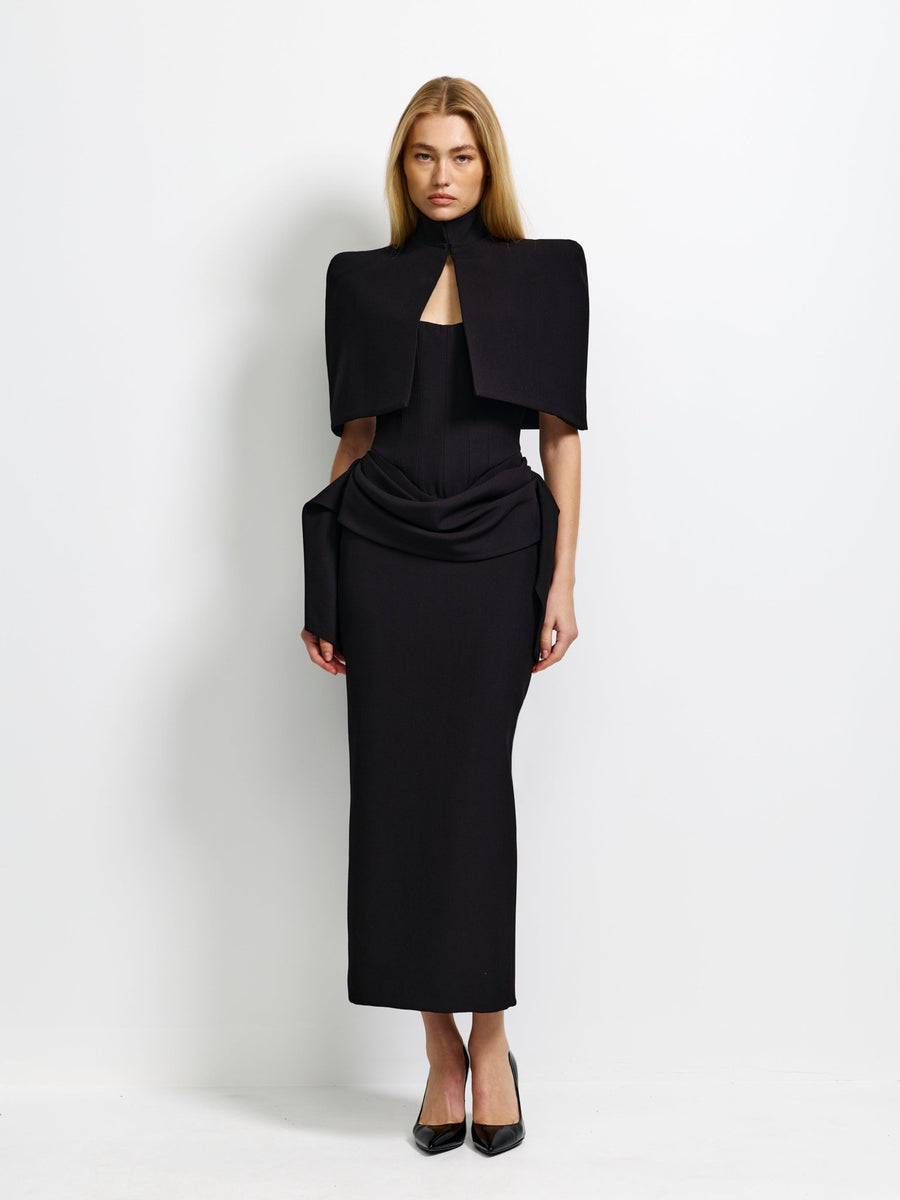 Ashtyn Cape - Black - EFFIE KATS