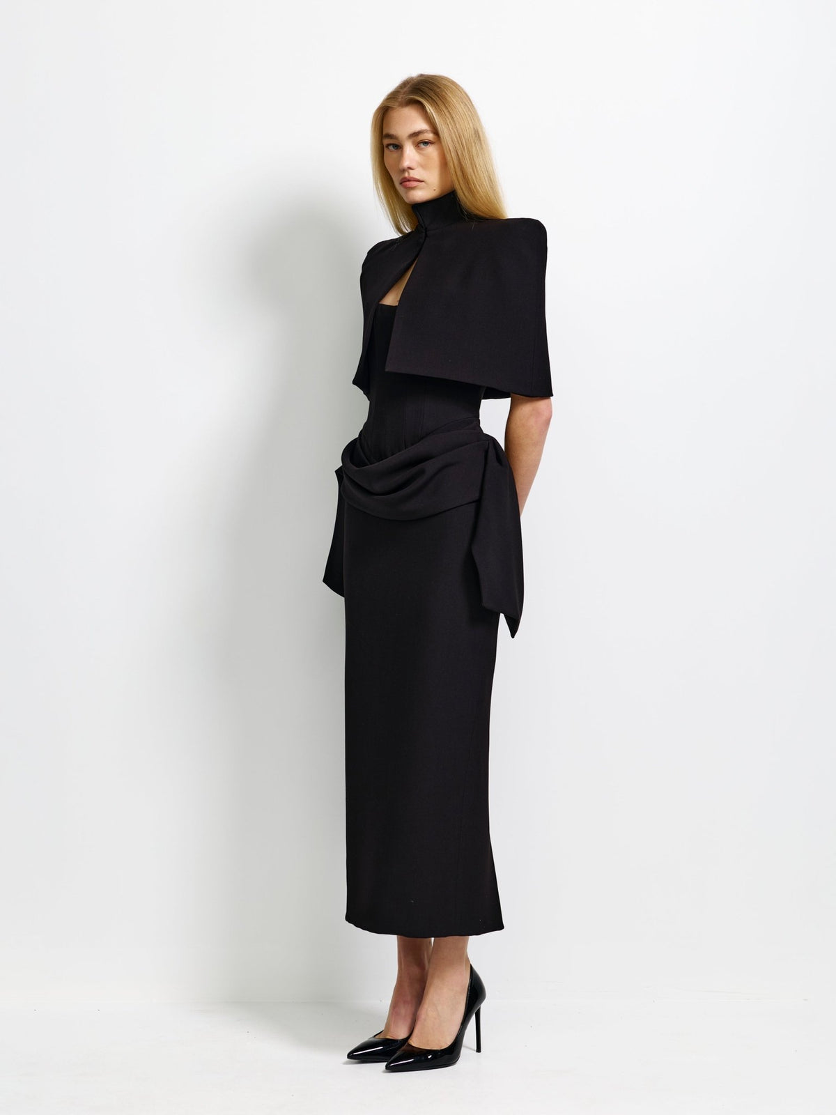 Ashtyn Cape - Black - EFFIE KATS