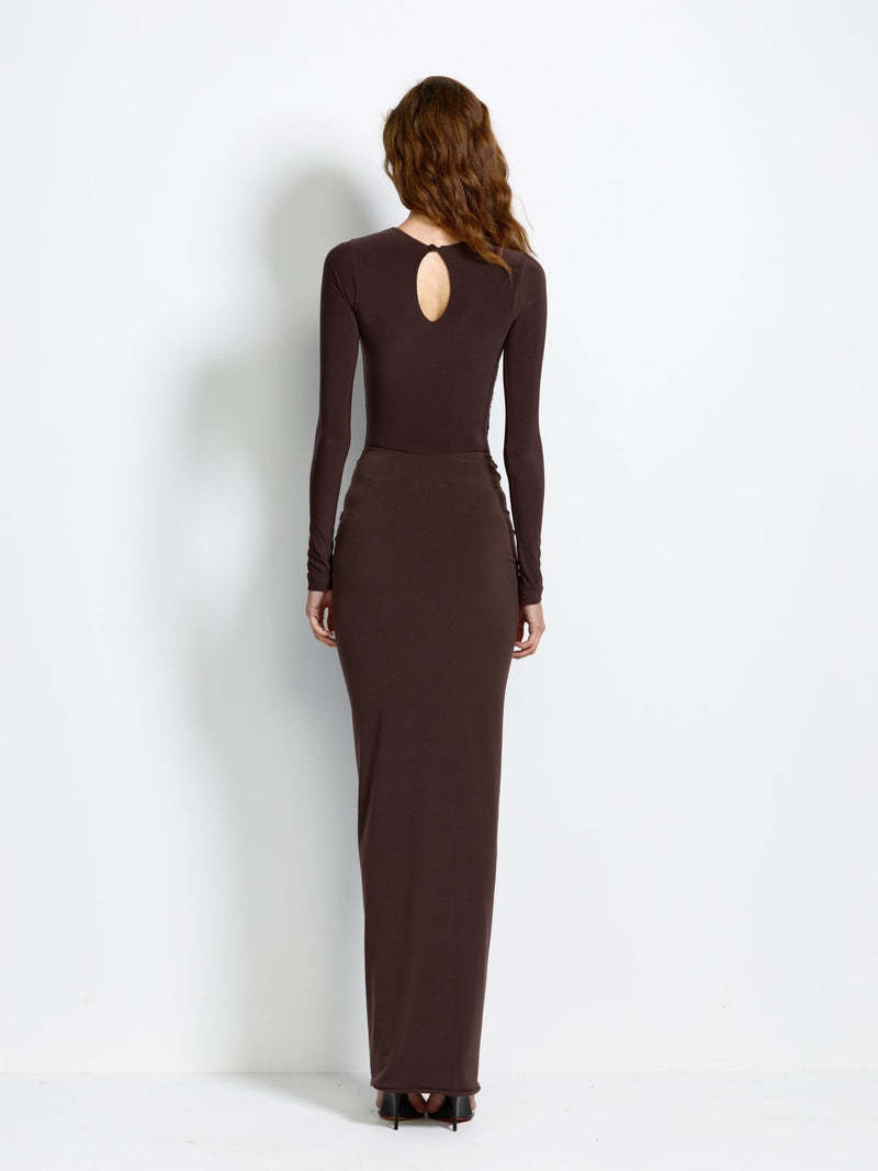 Auburn Bodysuit - Chocolate Plum - EFFIE KATS
