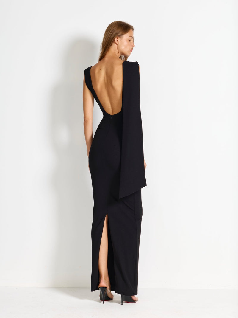 Audrey Gown - Black - EFFIE KATS