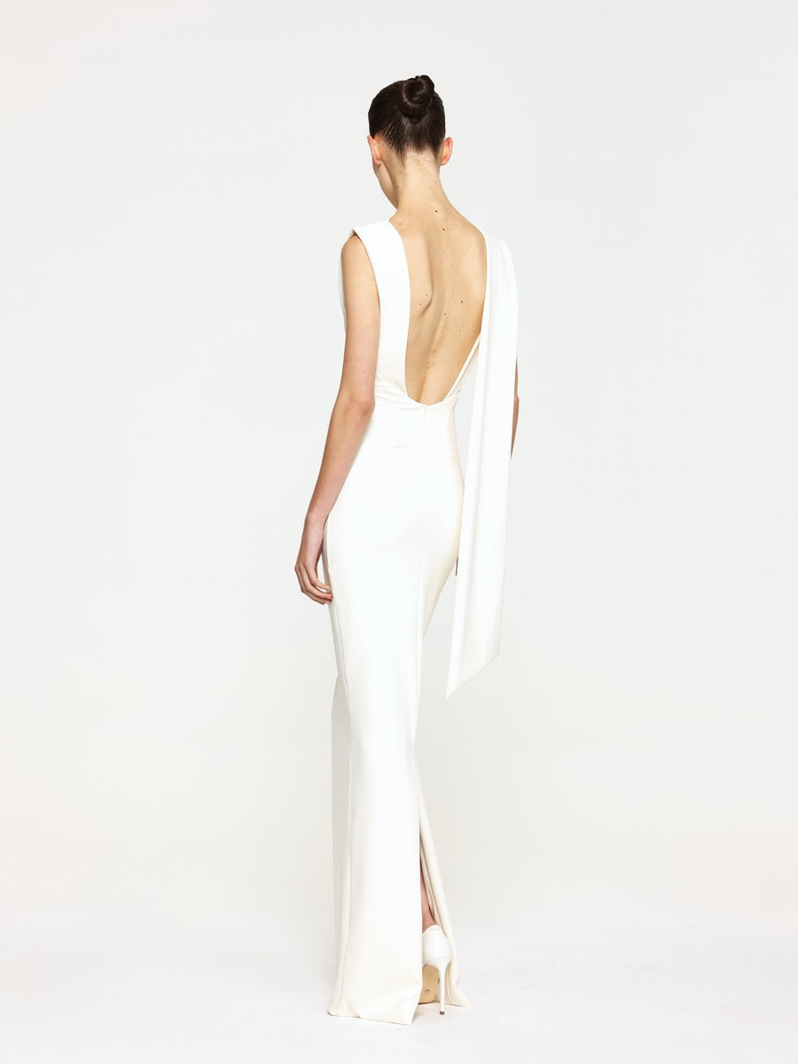 artofscat white dress Audrey Gown - Ivory | Effie Kats Wedding & Events S