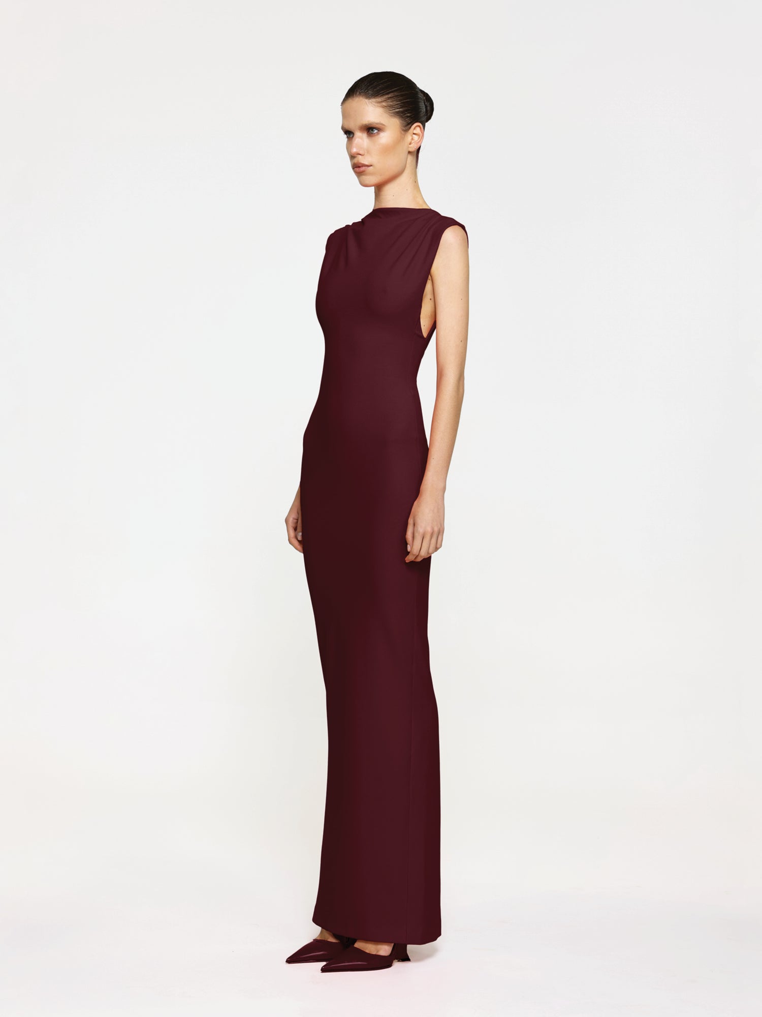 Audrey Gown - Wine - EFFIE KATS
