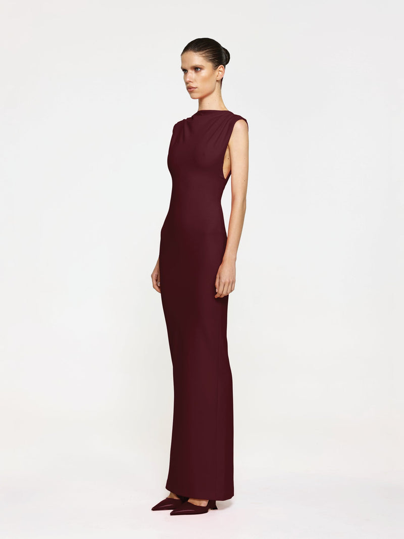 Audrey Gown - Wine - EFFIE KATS