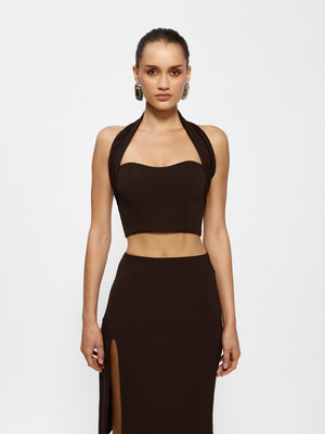 Avery Top - Coffee - EFFIE KATS