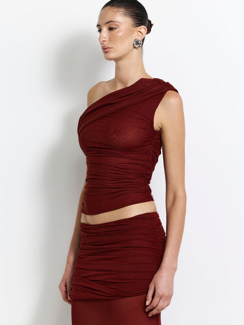 Bettina Top - Rust - EFFIE KATS