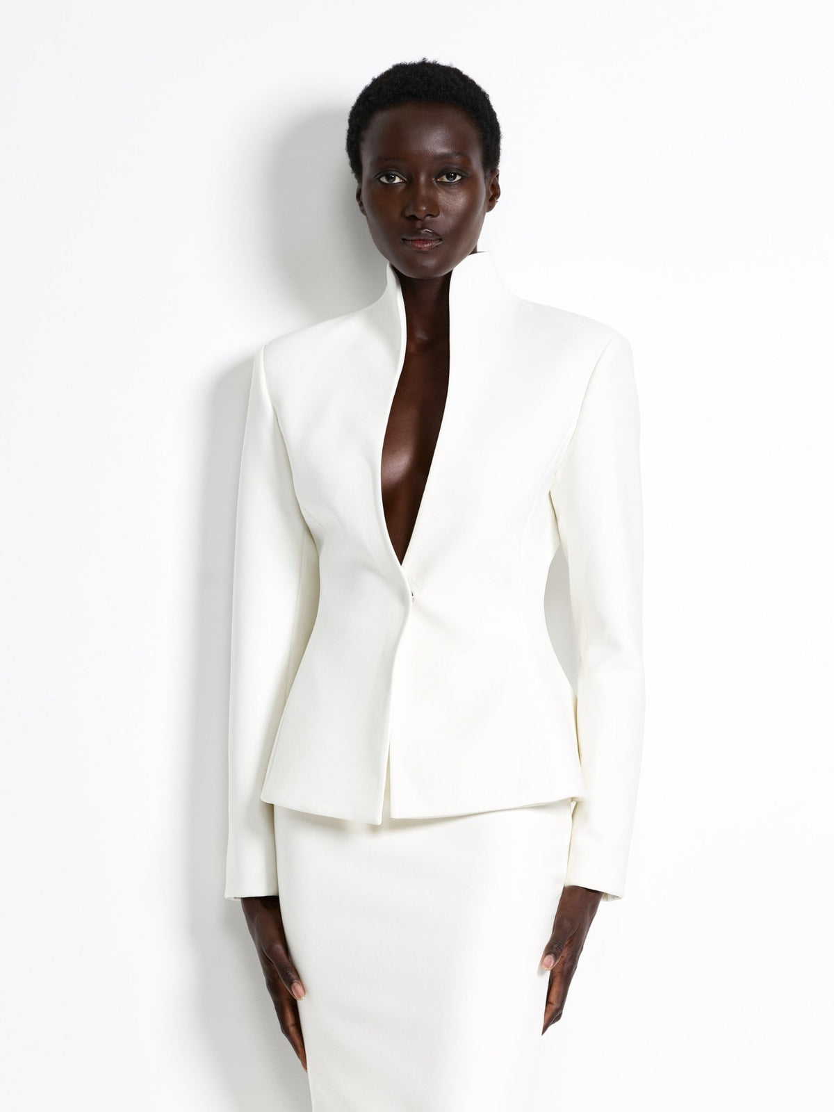 Bowie Blazer - Ivory - EFFIE KATS