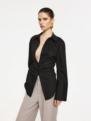 BROOKLYN SHIRT - BLACK - EFFIE KATS