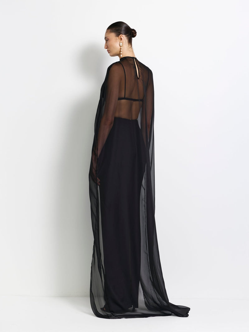 Charleze Cape - Black - EFFIE KATS