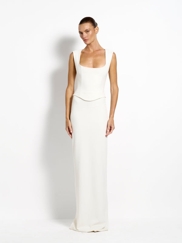 Charleze Skirt - Ivory - EFFIE KATS