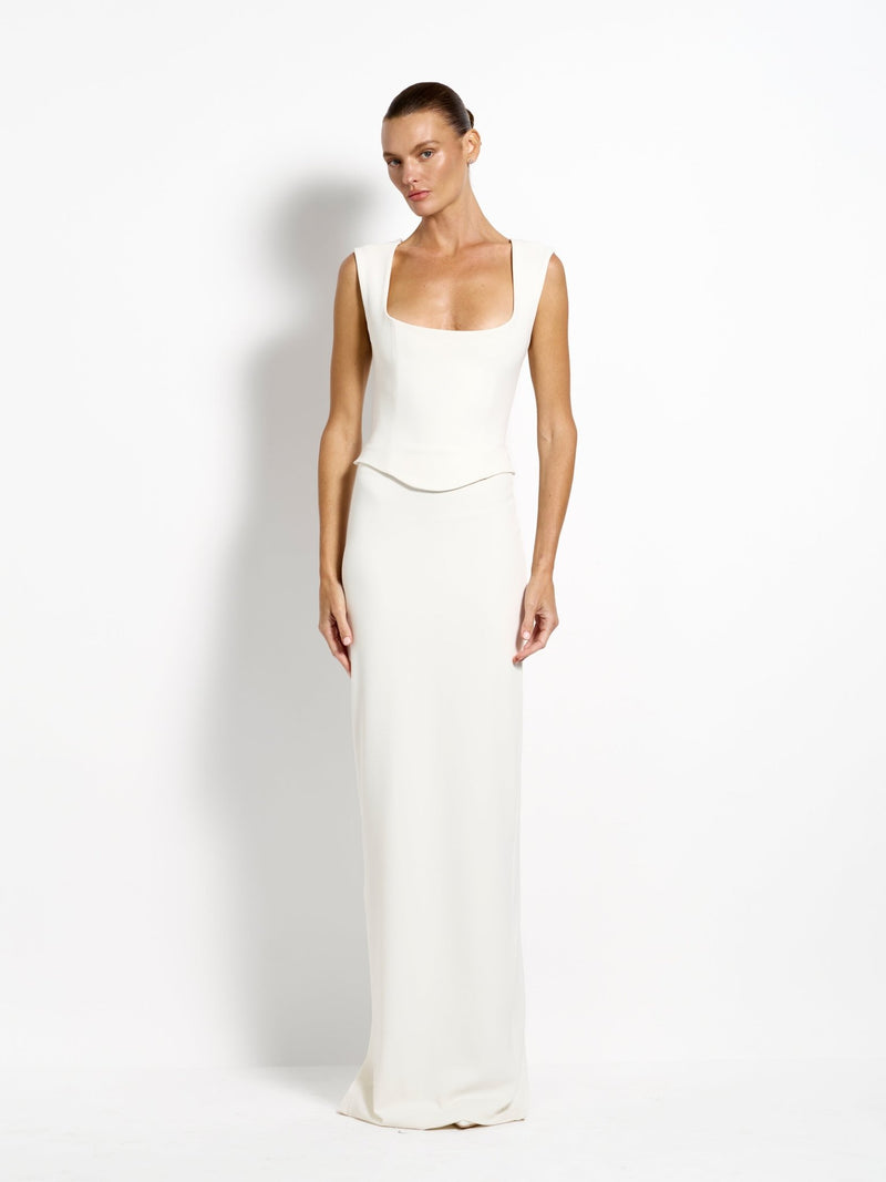 Charleze Skirt - Ivory - EFFIE KATS