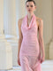 Cleo Gown - Petal Pink - EFFIE KATS