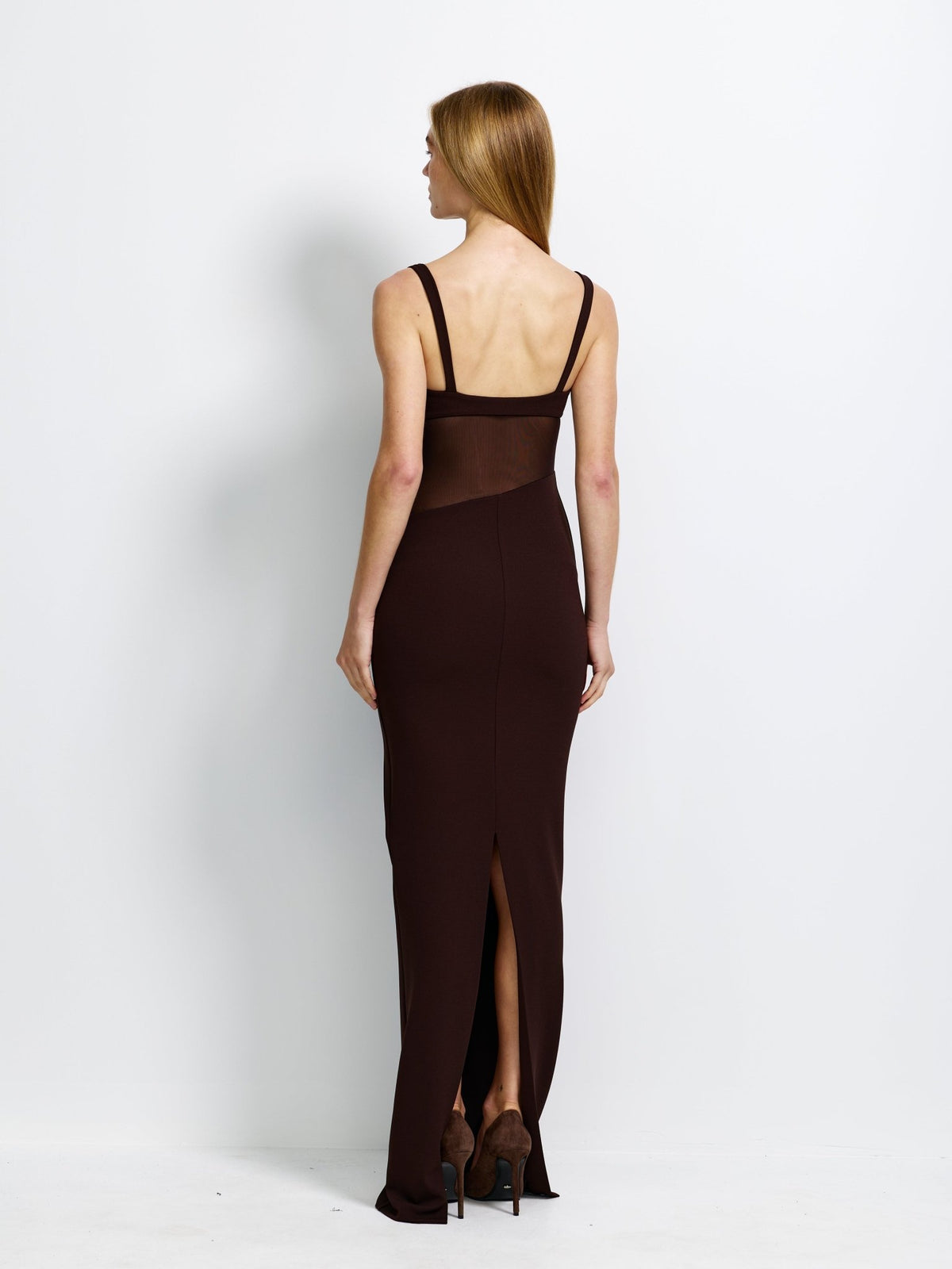 Cyia Gown - Coffee - EFFIE KATS