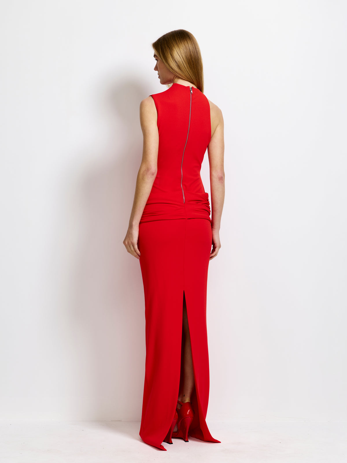 Emmeline Gown - Cherry Red