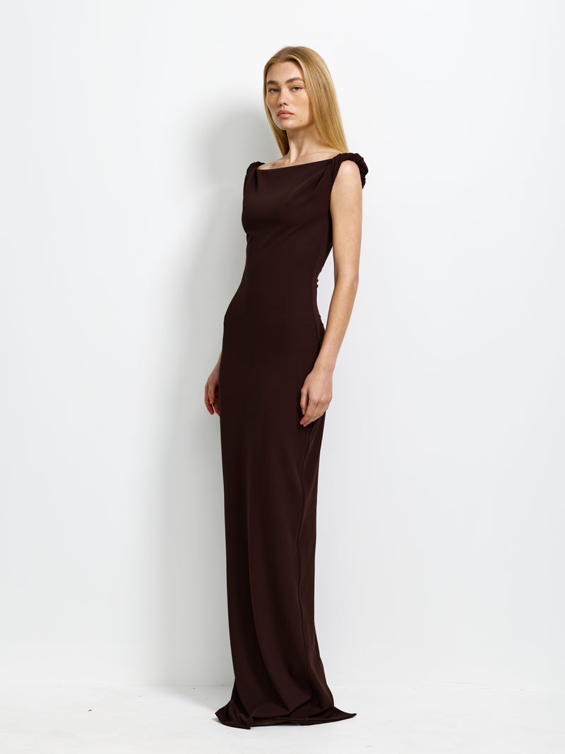 Honora Gown - Coffee
