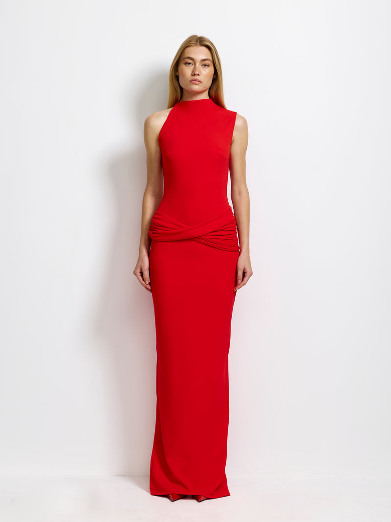 Emmeline Gown - Cherry Red
