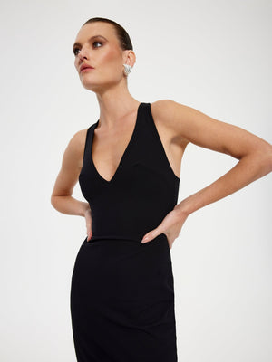 EIZA GOWN - BLACK - EFFIE KATS