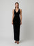 EIZA GOWN - BLACK VELVET - EFFIE KATS