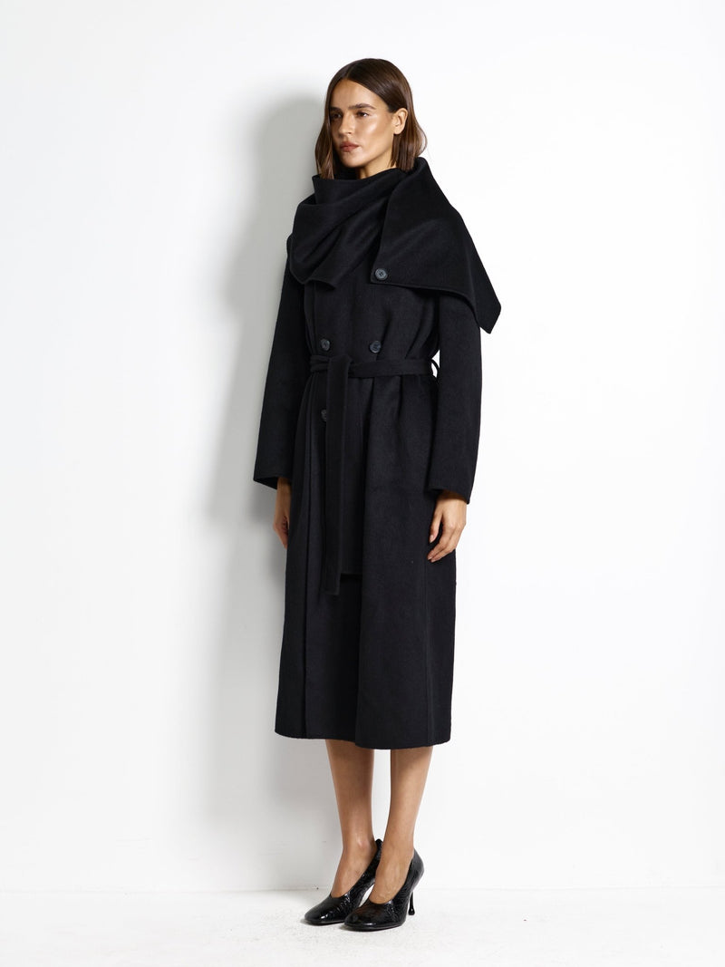Elisabetta Coat - Black - EFFIE KATS