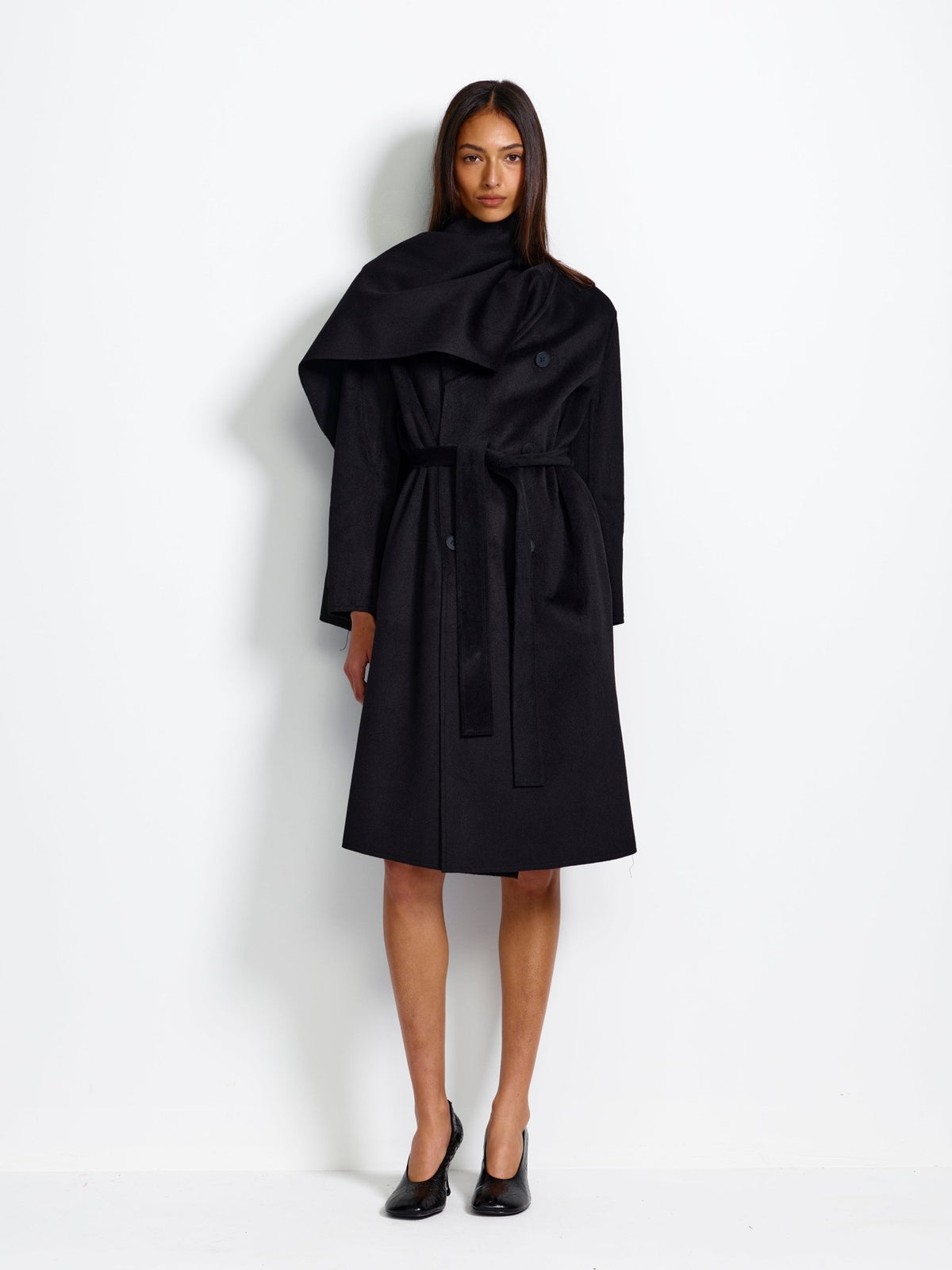 Elisabetta Coat - Black - EFFIE KATS
