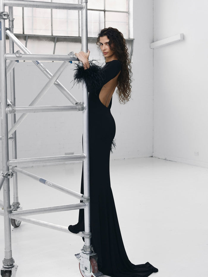 Eloise Gown - Black - EFFIE KATS