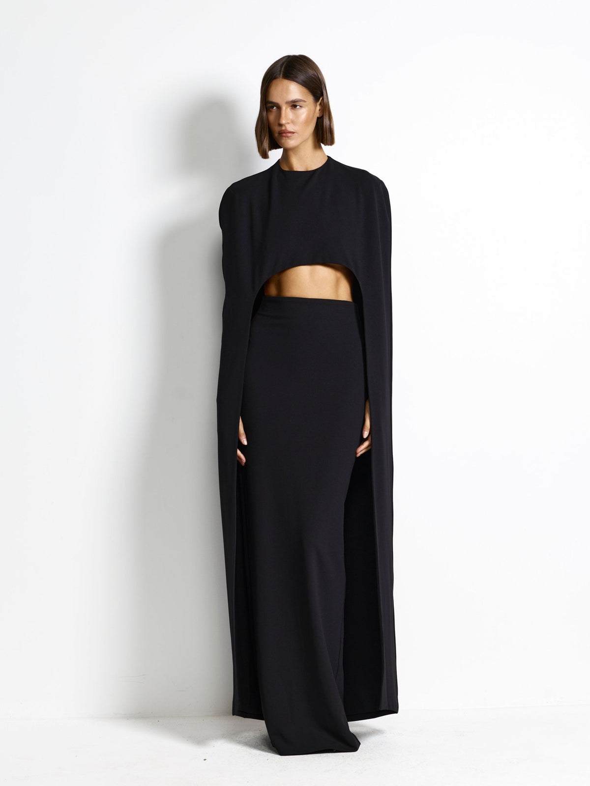 Estella Cape - Black - EFFIE KATS