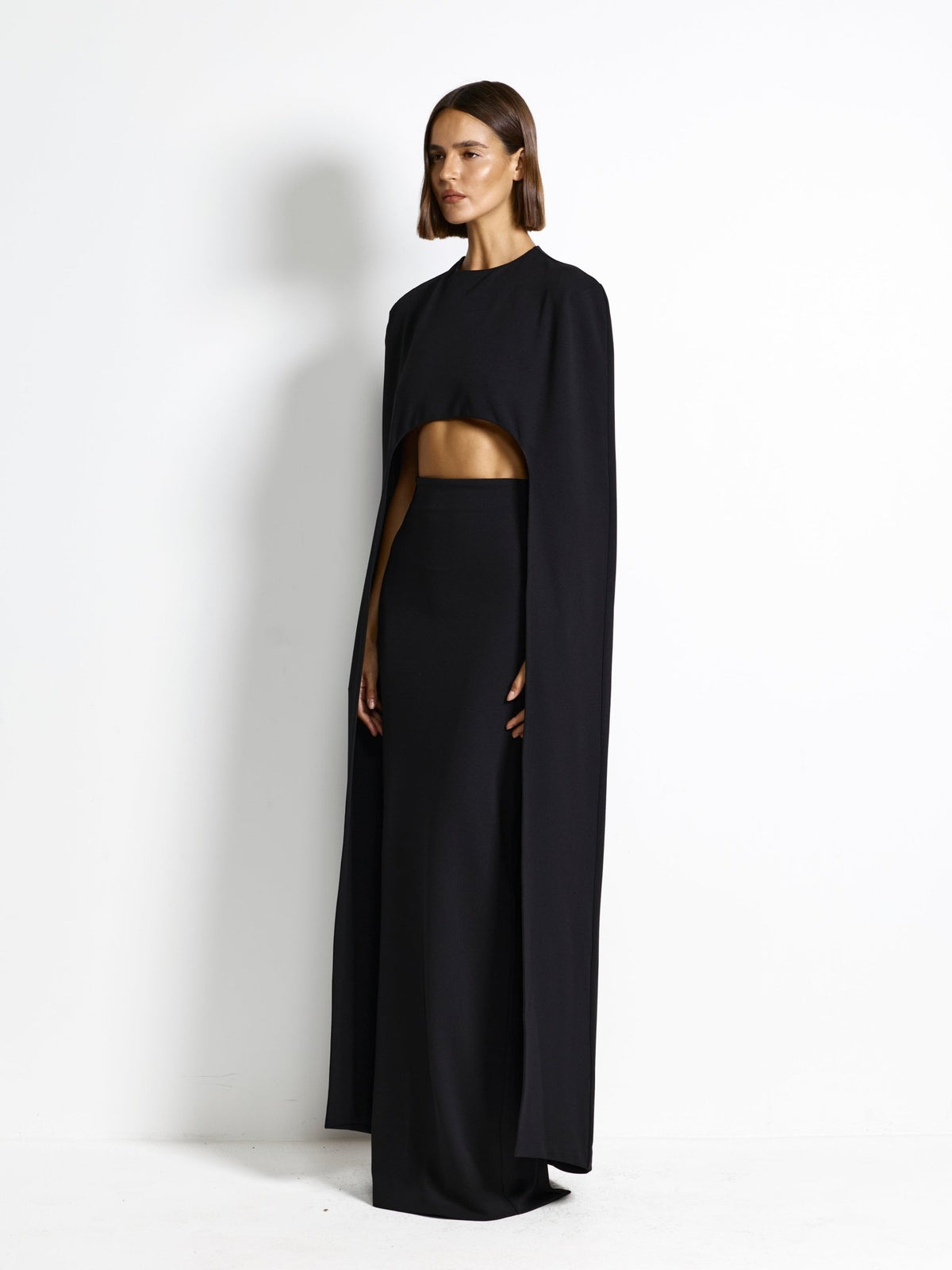 Estella Cape - Black - EFFIE KATS