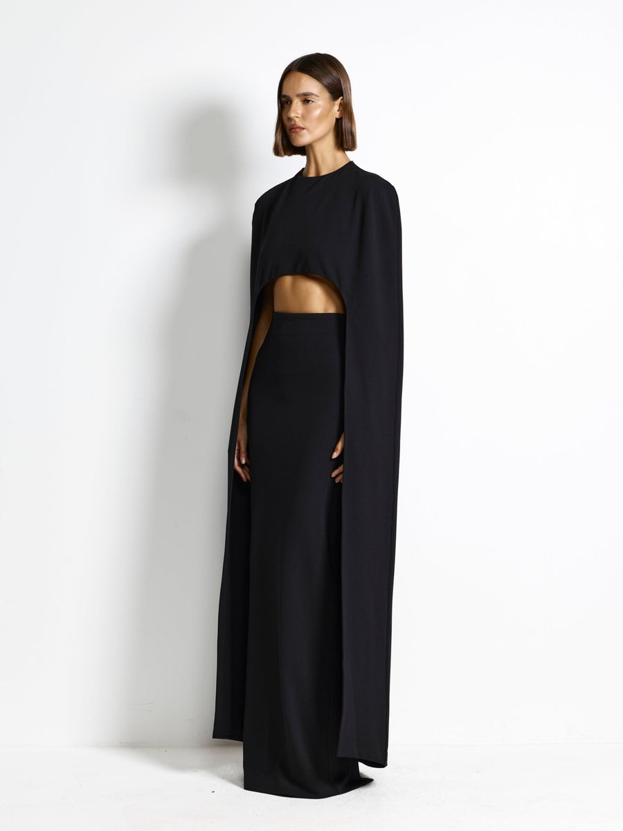 Estella Cape - Black - EFFIE KATS