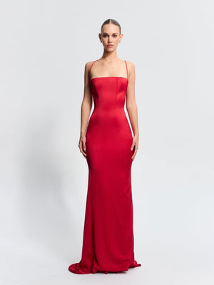 Everly Gown - Red - EFFIE KATS