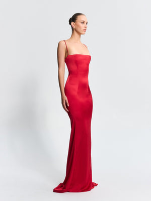 Everly Gown - Red - EFFIE KATS