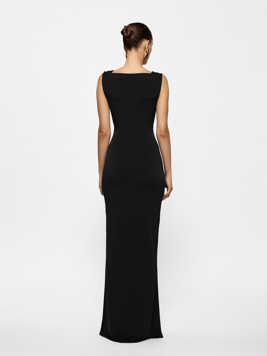 elliatt faith maxi dress Faith Dress Black Cherry - Maxi Gown | Effie Kats M