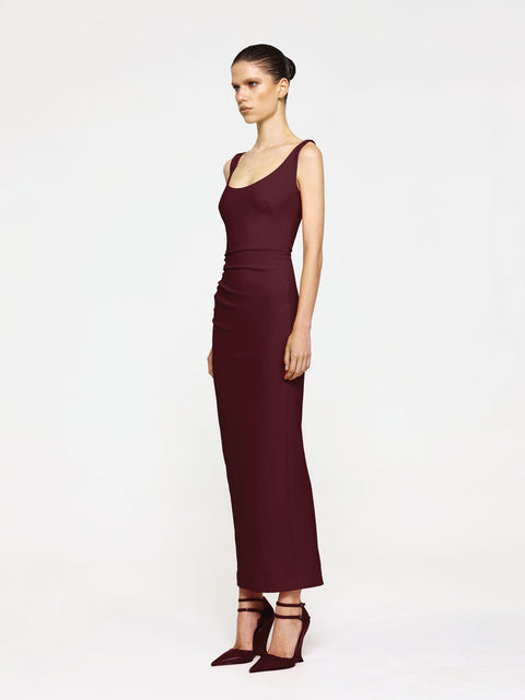 Gable Midi - Wine - EFFIE KATS