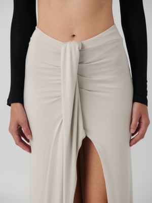 GILLIAN SKIRT - OYSTER - EFFIE KATS
