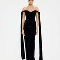 Ginger Gown - Black Velvet - EFFIE KATS