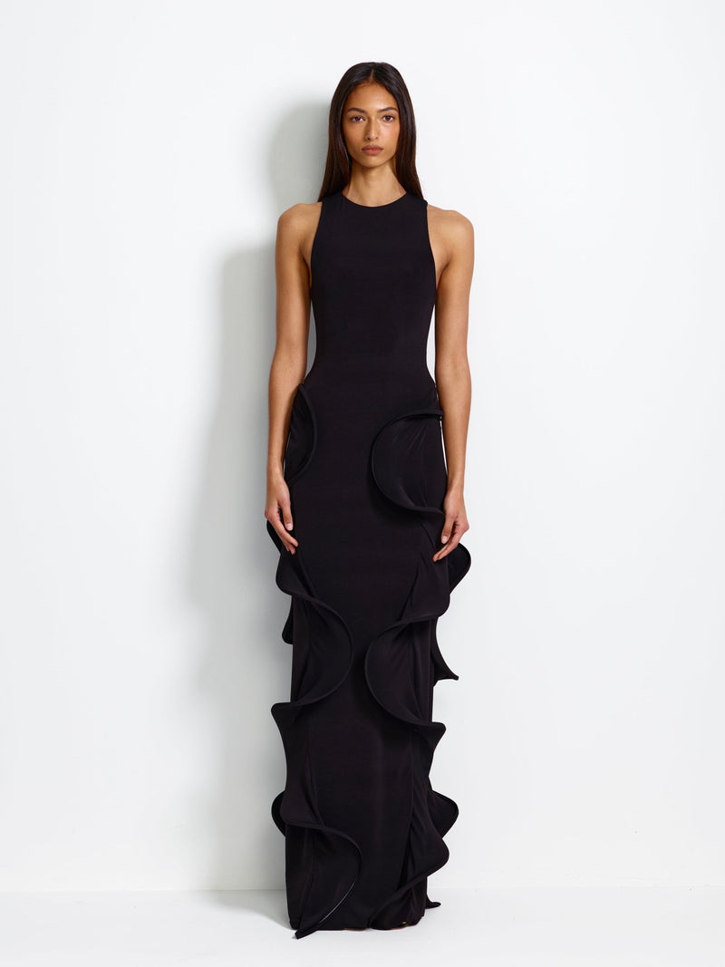 Halo Gown - Black - EFFIE KATS