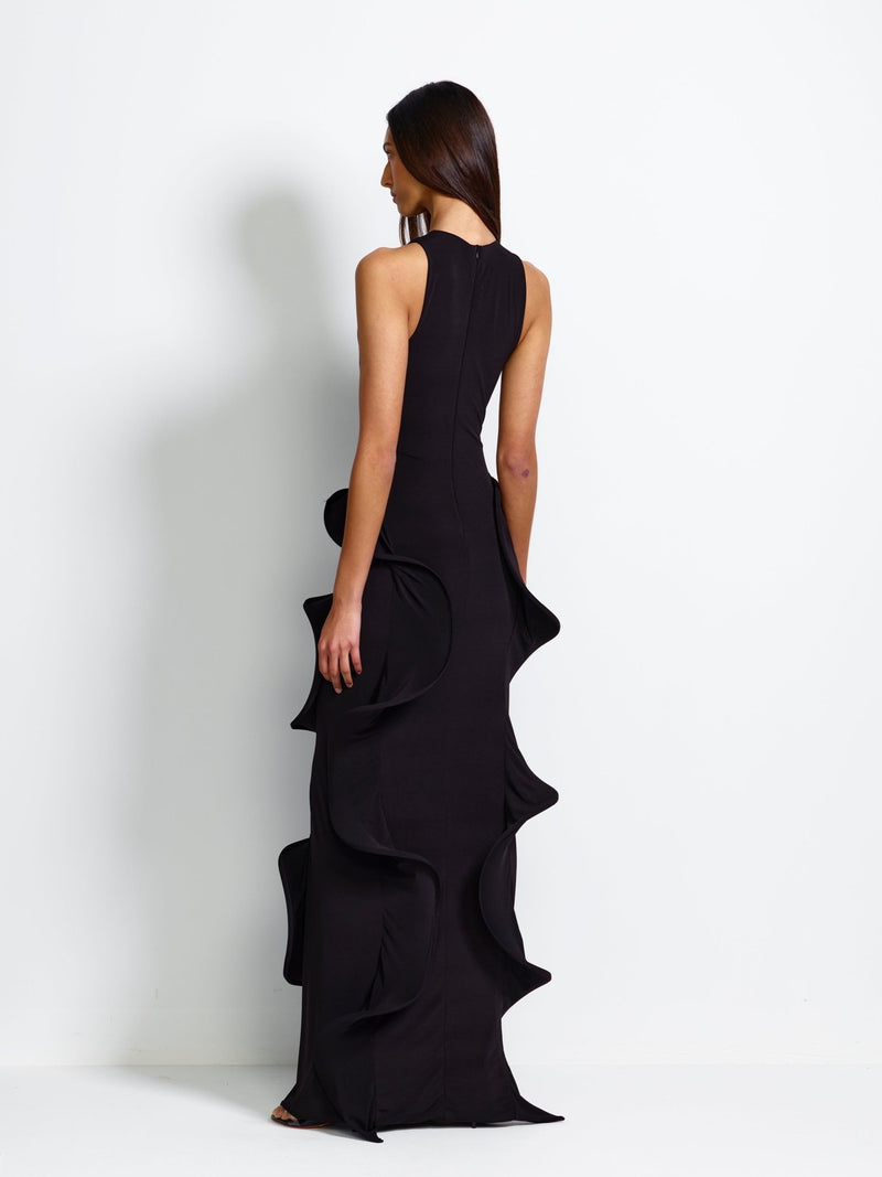 Halo Gown - Black - EFFIE KATS