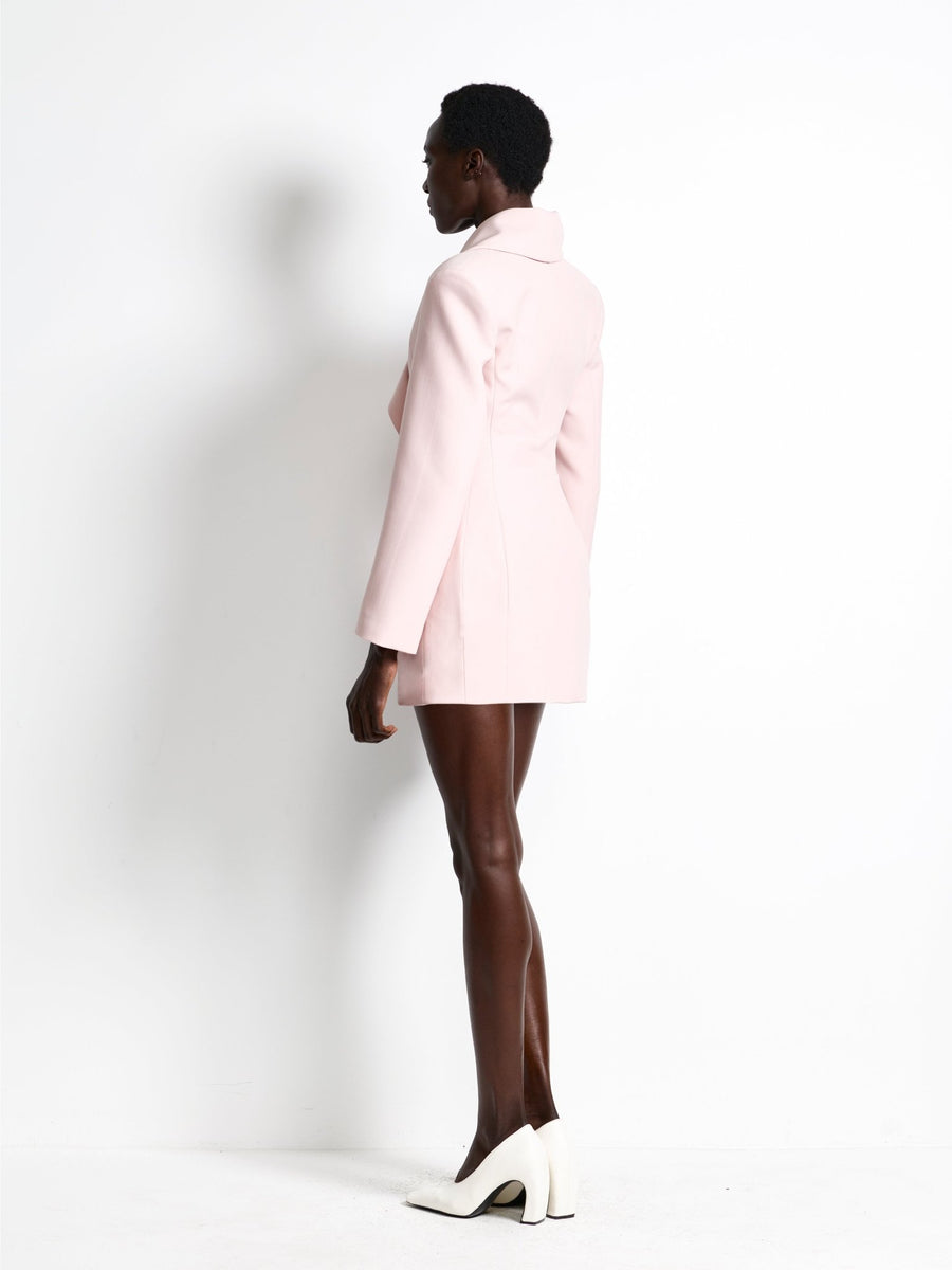 Harlem Blazer Dress - Pale Pink - EFFIE KATS