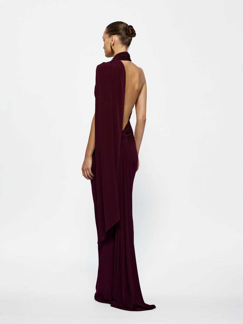 black cherry bridesmaid dresses ZAPAKA Women Sheath Bridesmaid Dress with Lace-up Back Black Red Long Wedding Party Dress, Black Red / US18W