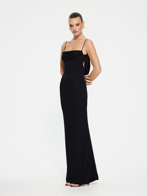 Havilland Gown - Black - EFFIE KATS