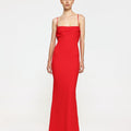 Havilland Gown - Cherry Red - EFFIE KATS