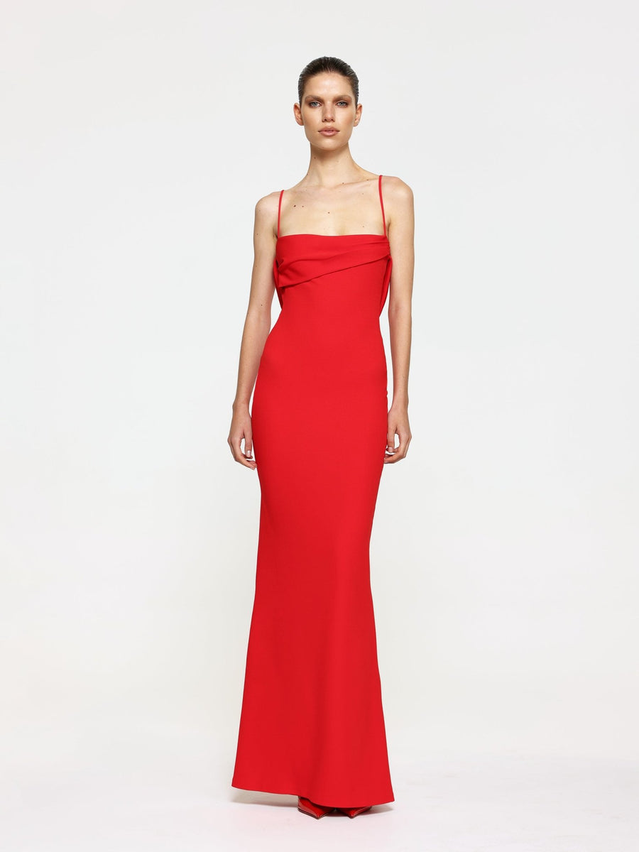 Havilland Gown - Cherry Red | Effie Kats