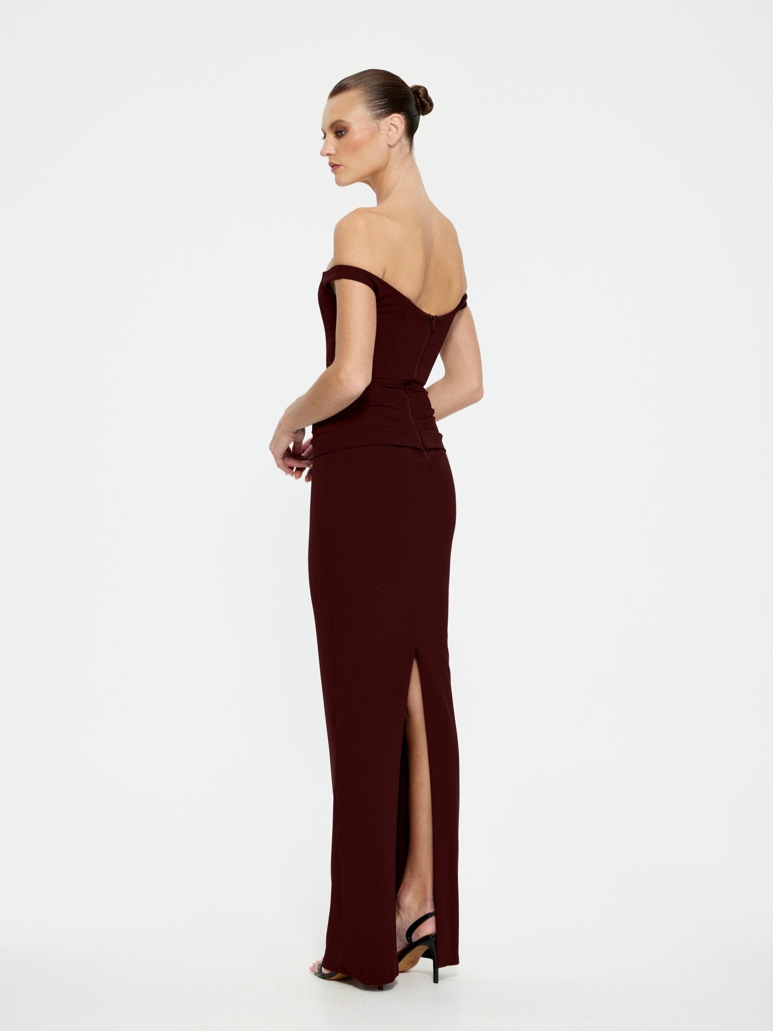 Hayward Gown - Wine (Pre - order) - EFFIE KATS