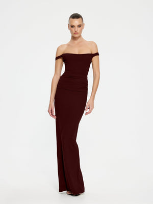 Hayward Gown - Wine (Pre - order) - EFFIE KATS
