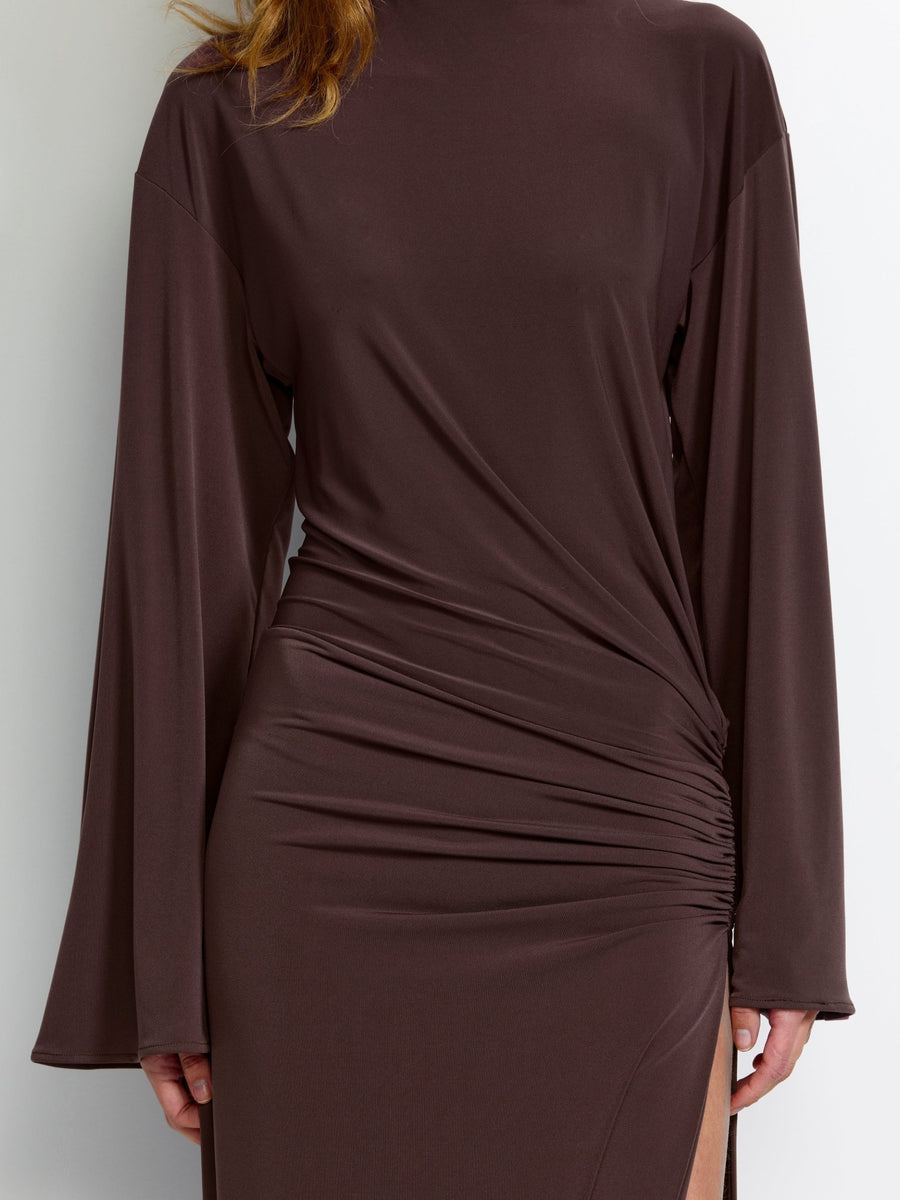 Hera Gown - Chocolate Plum - EFFIE KATS
