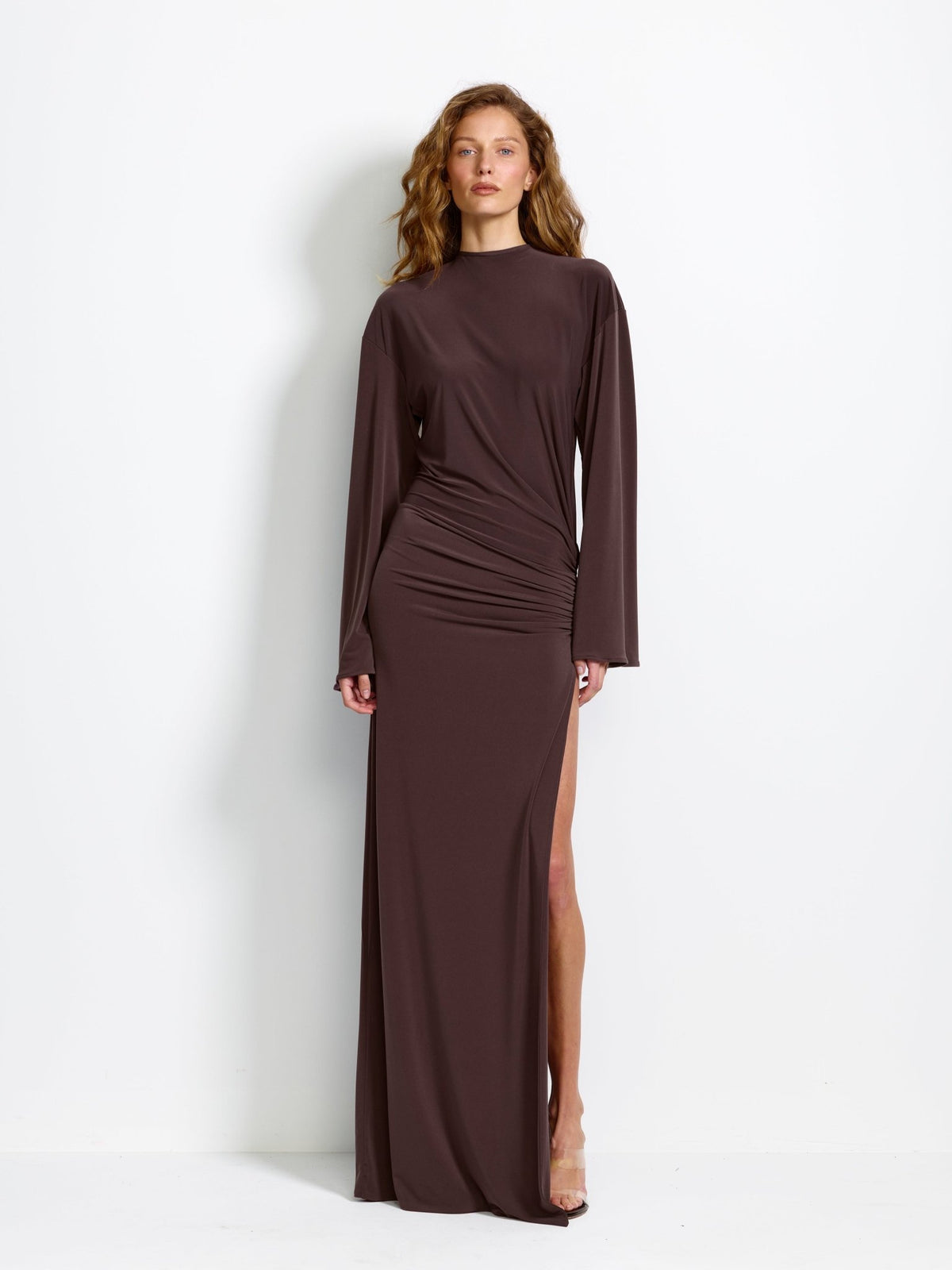 Hera Gown - Chocolate Plum - EFFIE KATS