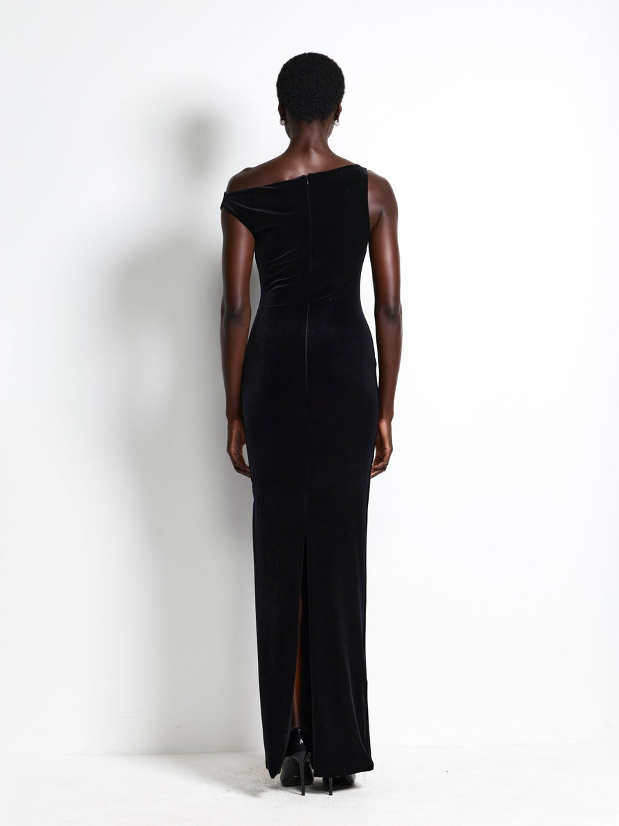 Inaya Gown - Black Velvet - EFFIE KATS
