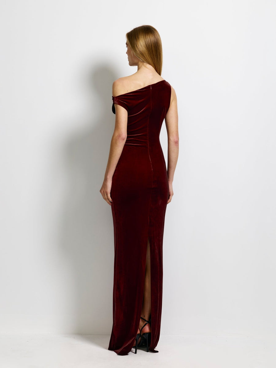Inaya Gown - Shiraz Velvet - EFFIE KATS