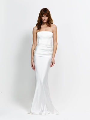 Indira Gown - Ivory - EFFIE KATS